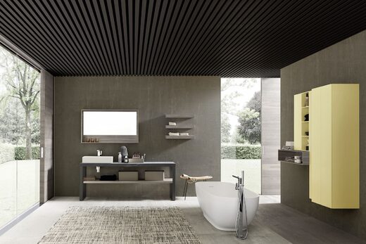 Installation meuble de salle de bain sur mesure design et fonctionnel sur Spéracèdes